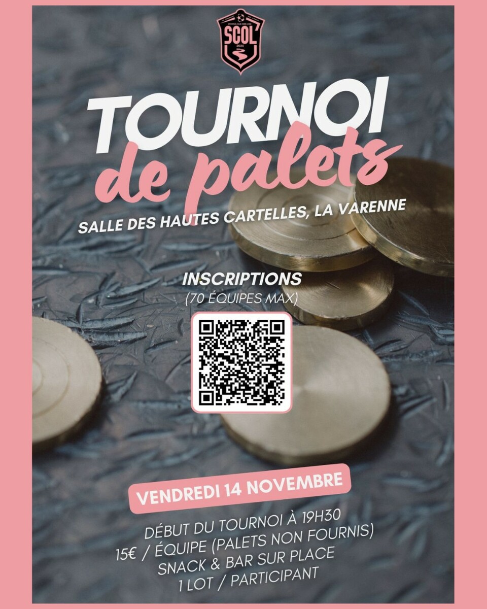 ⚫🩷 TOURNOI DE PALETS 🩷⚫