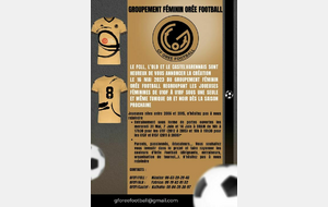 CRÉATION GROUPEMENT FÉMININ 2023/2024