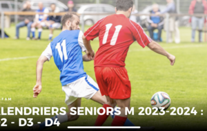 CALENDRIERS D3/D4 - SENIORS B/C (11 AOÛT)