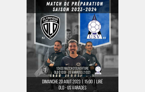 MATCH PRÉPARATION SENIORS #1 (18 AOÛT)