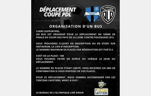 DÉPLACEMENT EN BUS COUPE DES PAYS DE LA LOIRE (29 JANVIER)