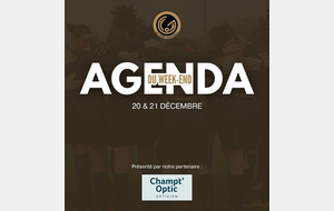 🩷 AGENDA DU WEEK-END GFOF ⚫