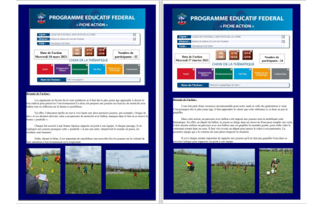 L'école de football de l'O.L.D. sensibilisée à la protection de l'environnement &amp; à l'engagement citoyen..