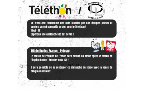 TELETHON 2022 / EQUIPE DE FRANCE