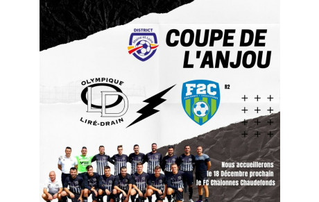 TIRAGE 16EME COUPE ANJOU SENIORS