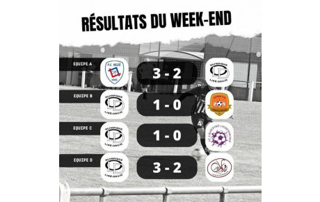 RESULTATS WEEK-END 25/26 FEVRIER
