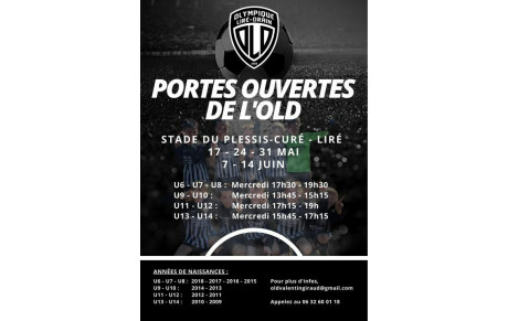 PORTES OUVERTES MASCULINS JEUNES