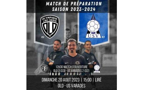 MATCH PRÉPARATION SENIORS #1 (18 AOÛT)