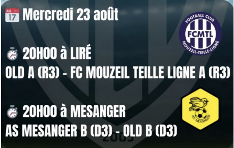 RESULTATS MERCREDI 23 AOÛT (24 AOÛT)