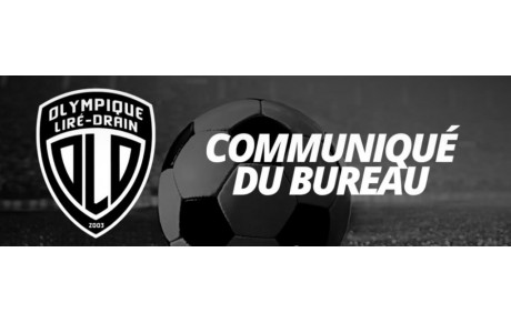 COMMUNIQUÉ SOIRÉE DU CLUB (20 JANVIER)