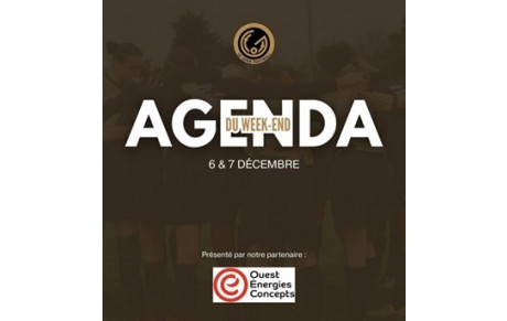 ⚫🩷 AGENDA DU WEEK-END GFOF 🩷⚫