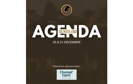 🩷 AGENDA DU WEEK-END GFOF ⚫