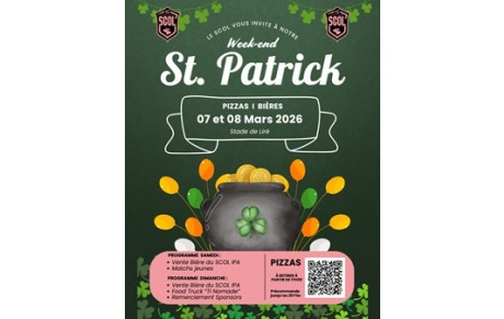 🍀 Week-end de la St. Patrick au SCOL 🍀