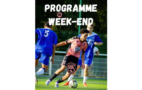 PROGRAMME DU WEEK-END